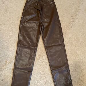 Wilfred faux leather pants